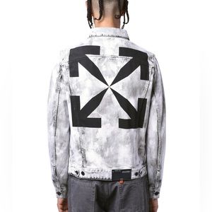 OFF WHITE DENIM ARROWS JACKET